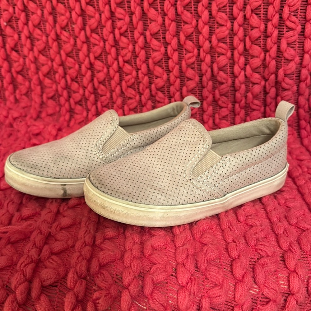 Toddler girls slip on shoes